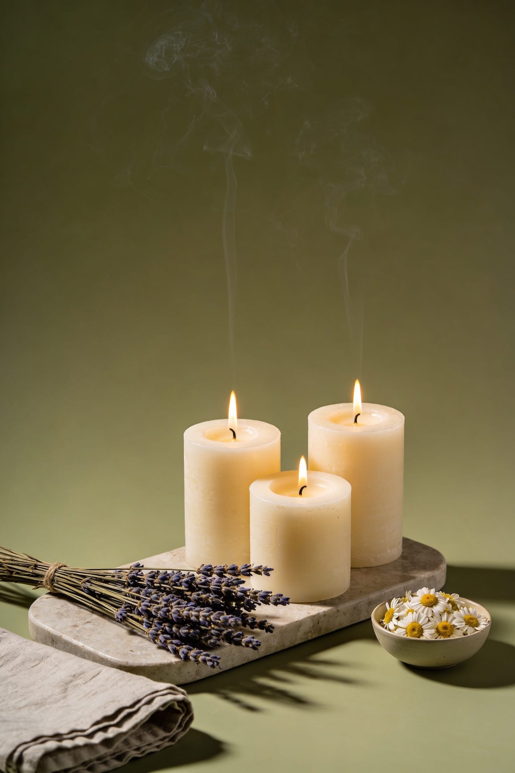 aromatic candles for anxiety relief