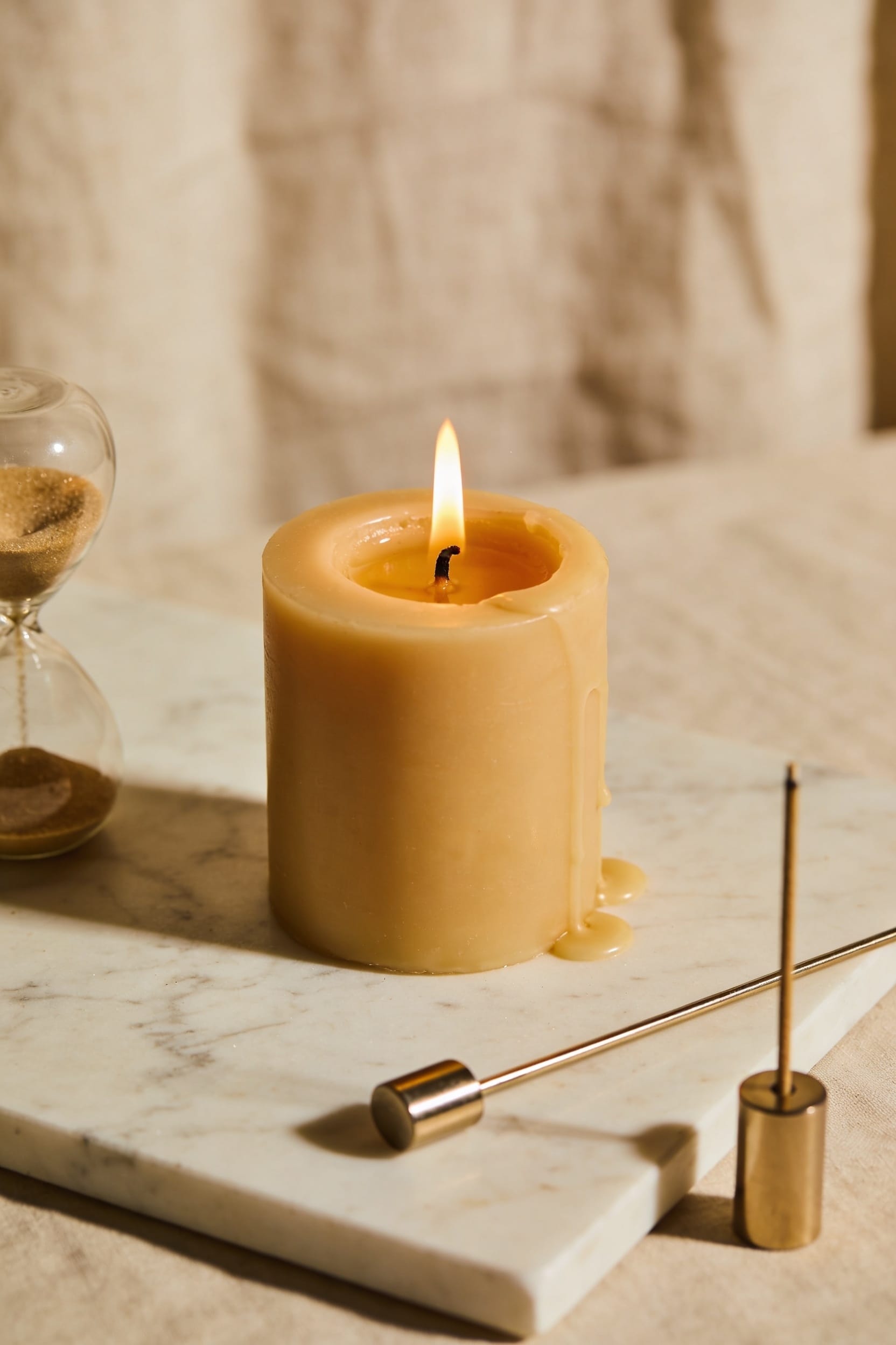 burn candles in short sessions