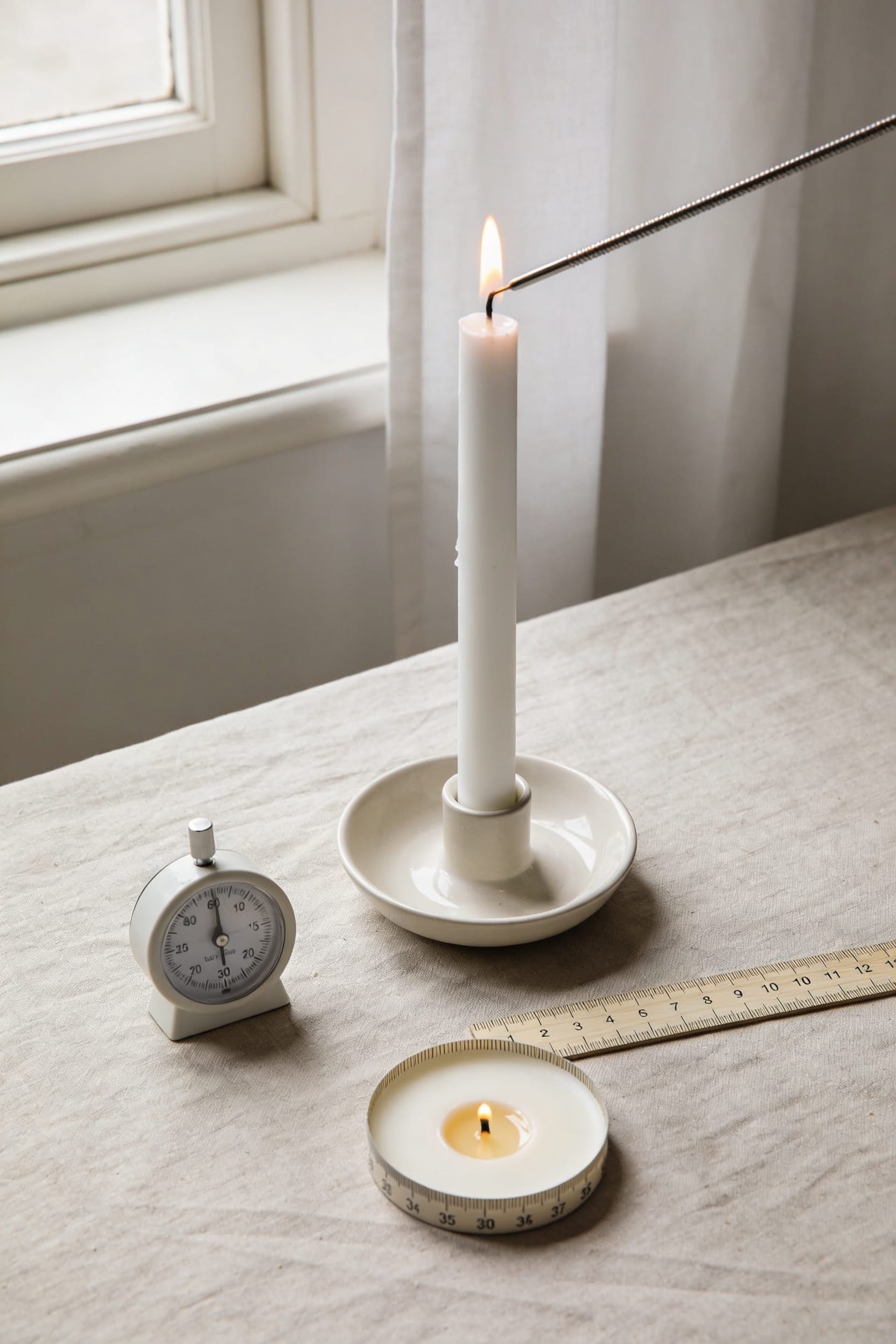 burn one hour per inch
