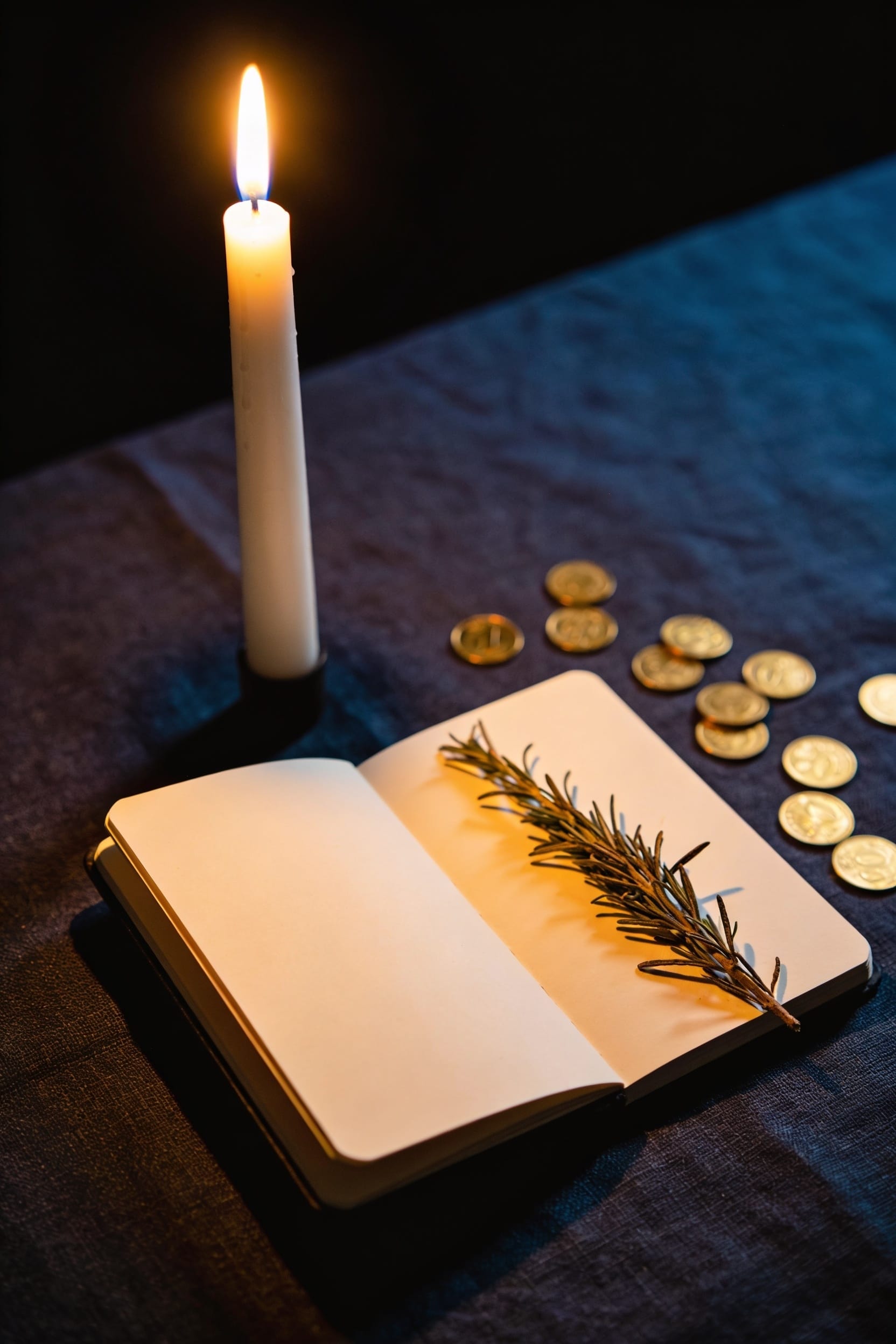 candlelit communal hope and renewal