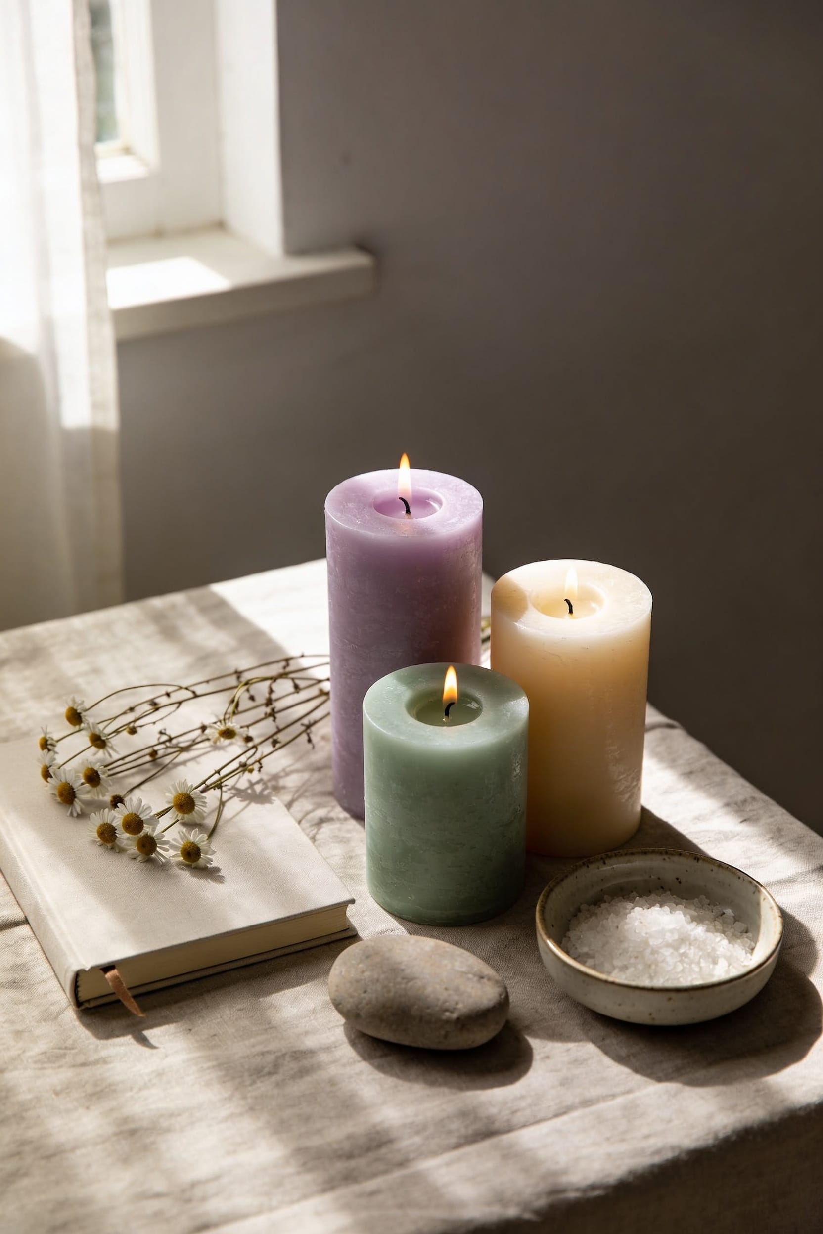 candles for emotional wellbeing