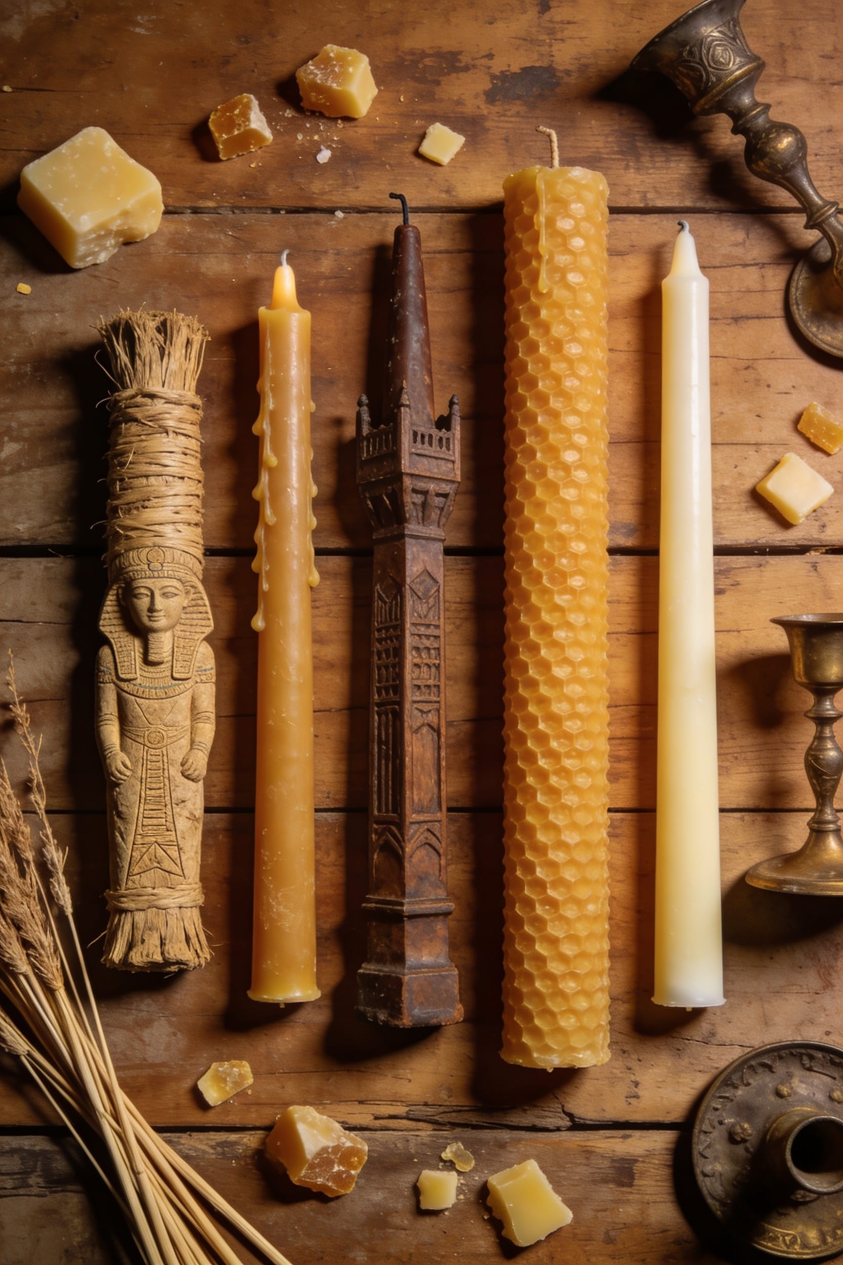 candles originated in antiquity