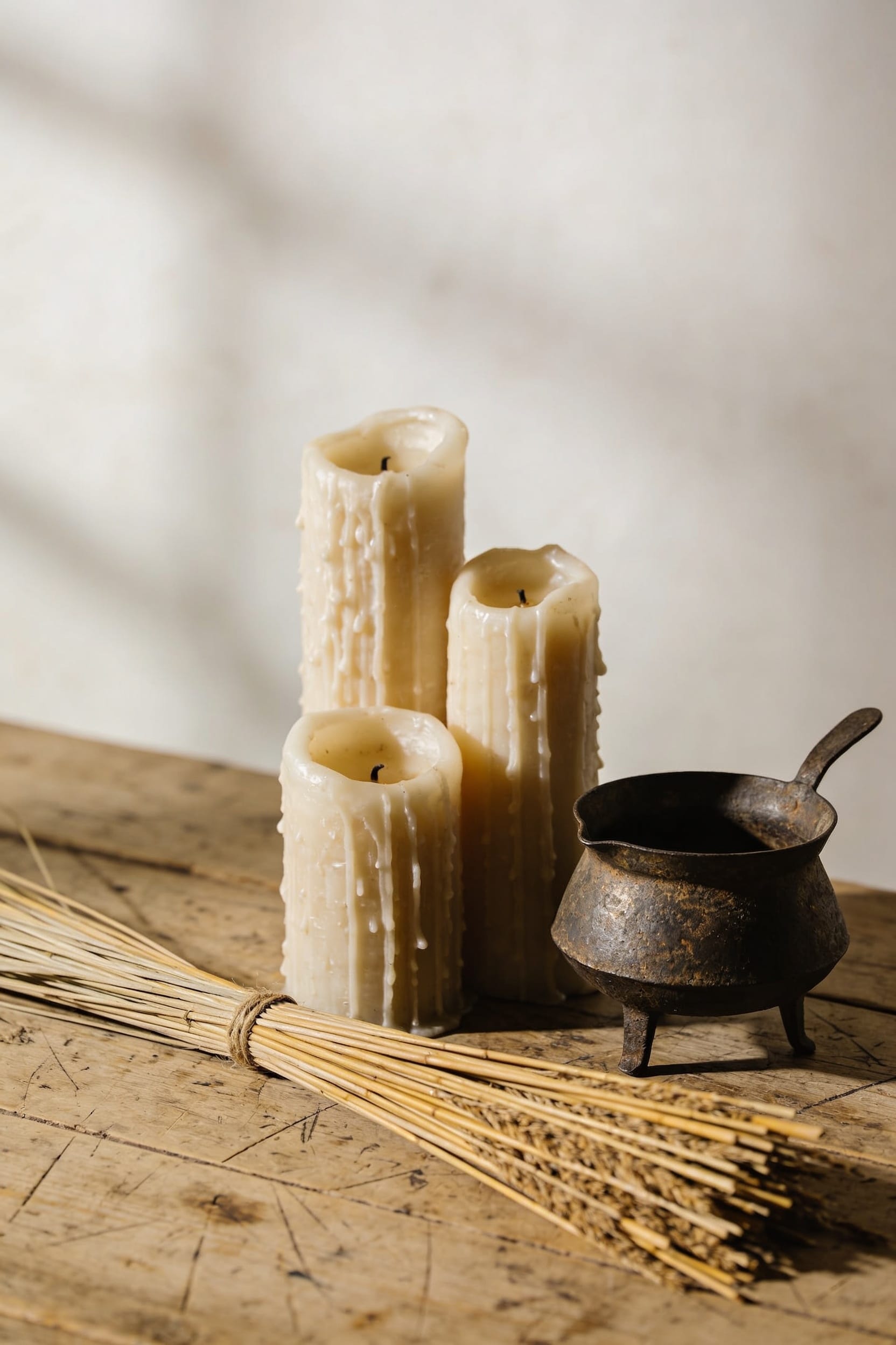 cheap smelly tallow candles