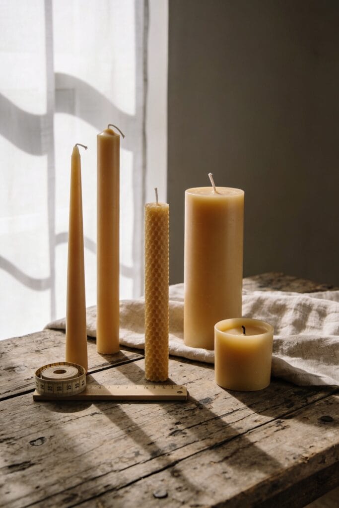 choose candle diameter by purpose