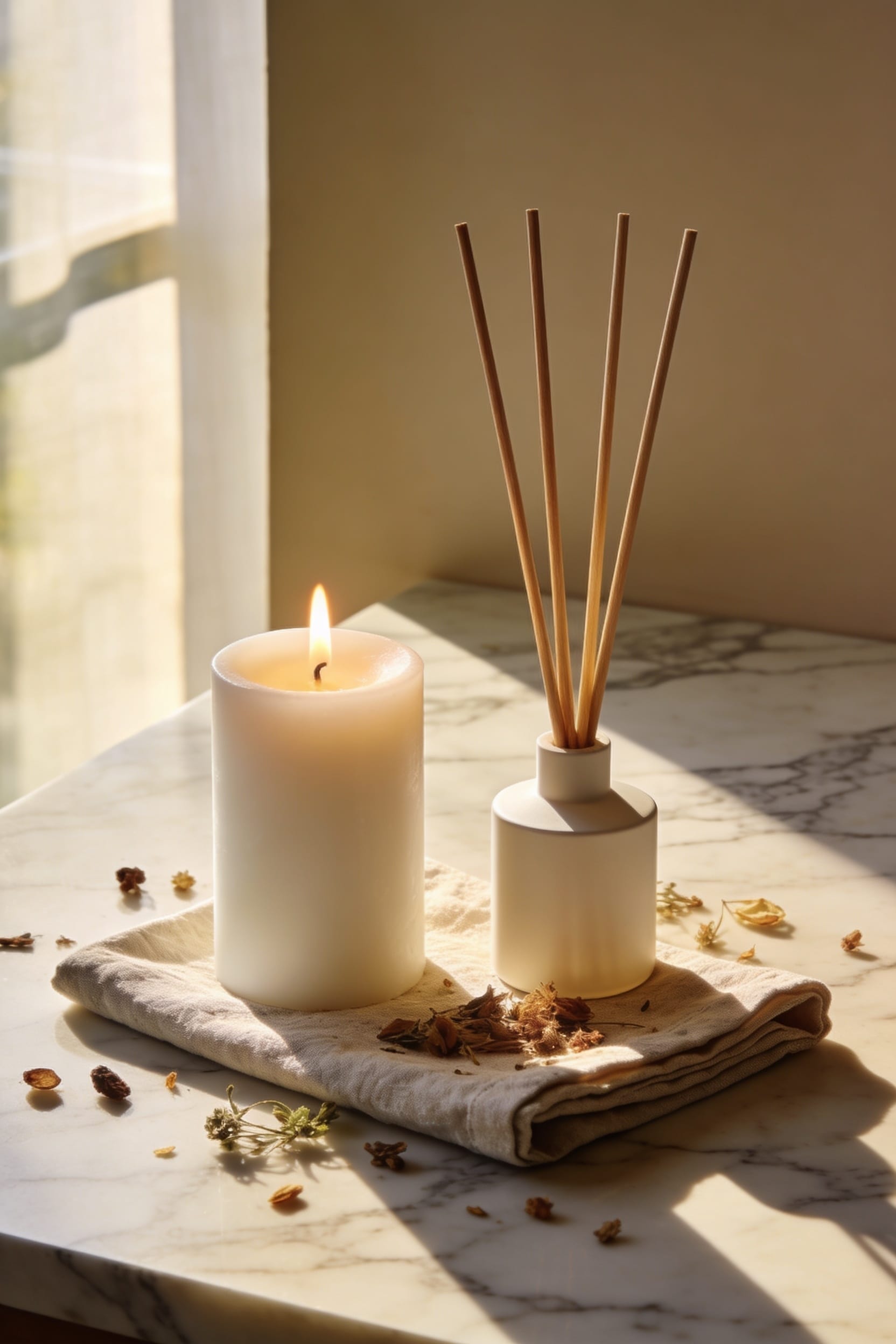 choosing home fragrance candles vs diffusers
