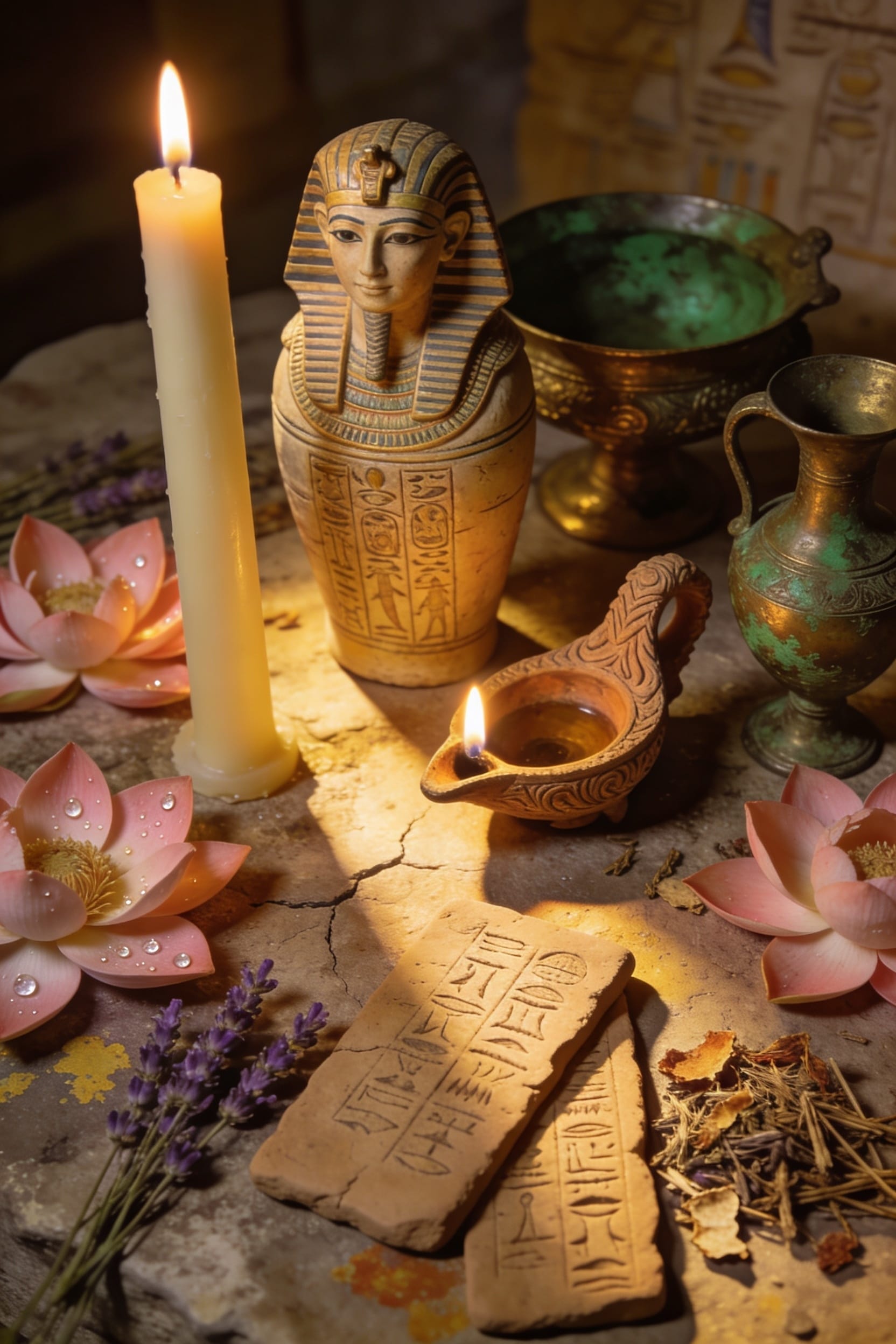 flames guiding divine presence