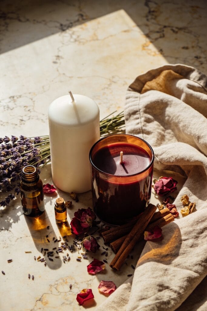 fragrance presence versus plain wax