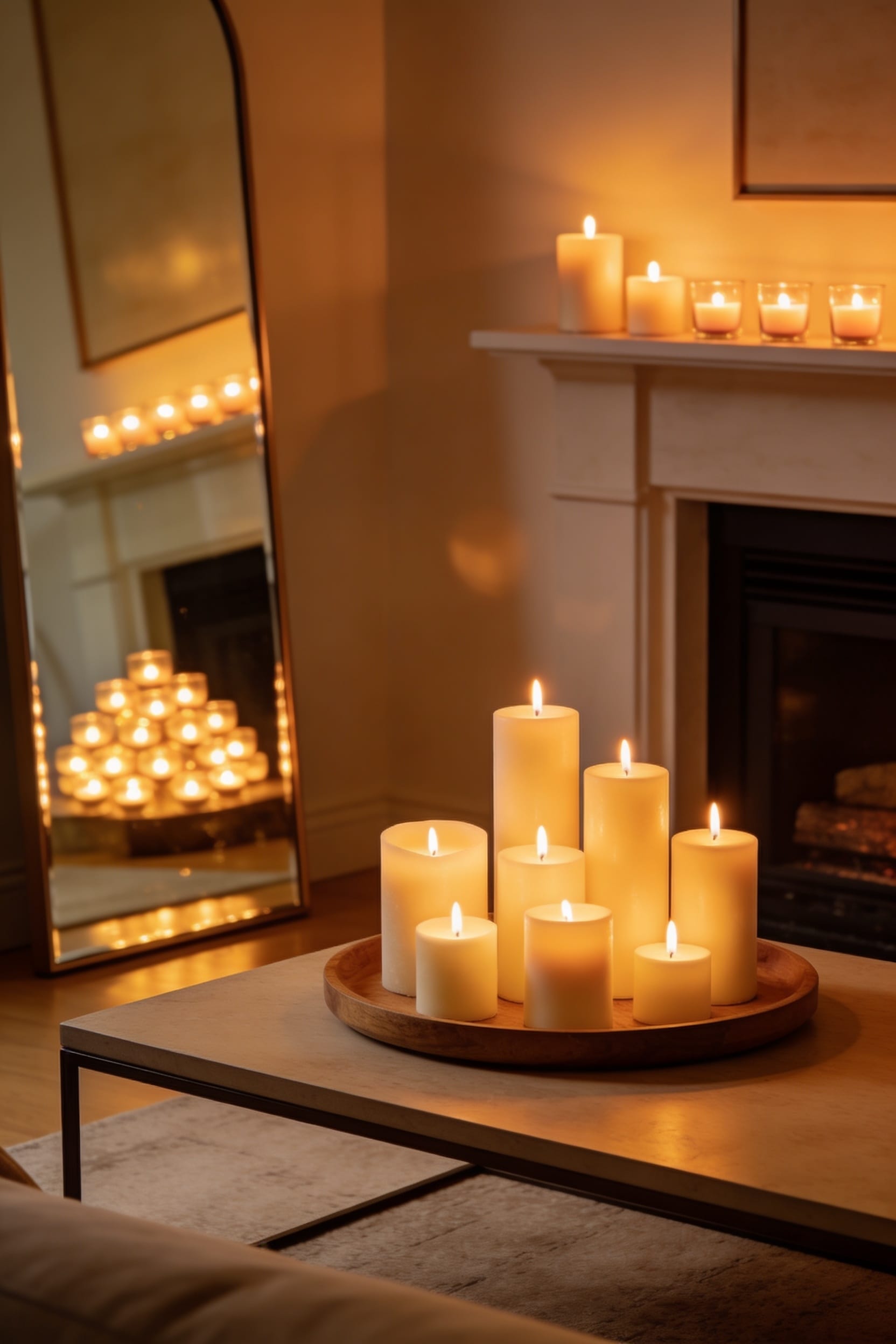 group varying candles strategically