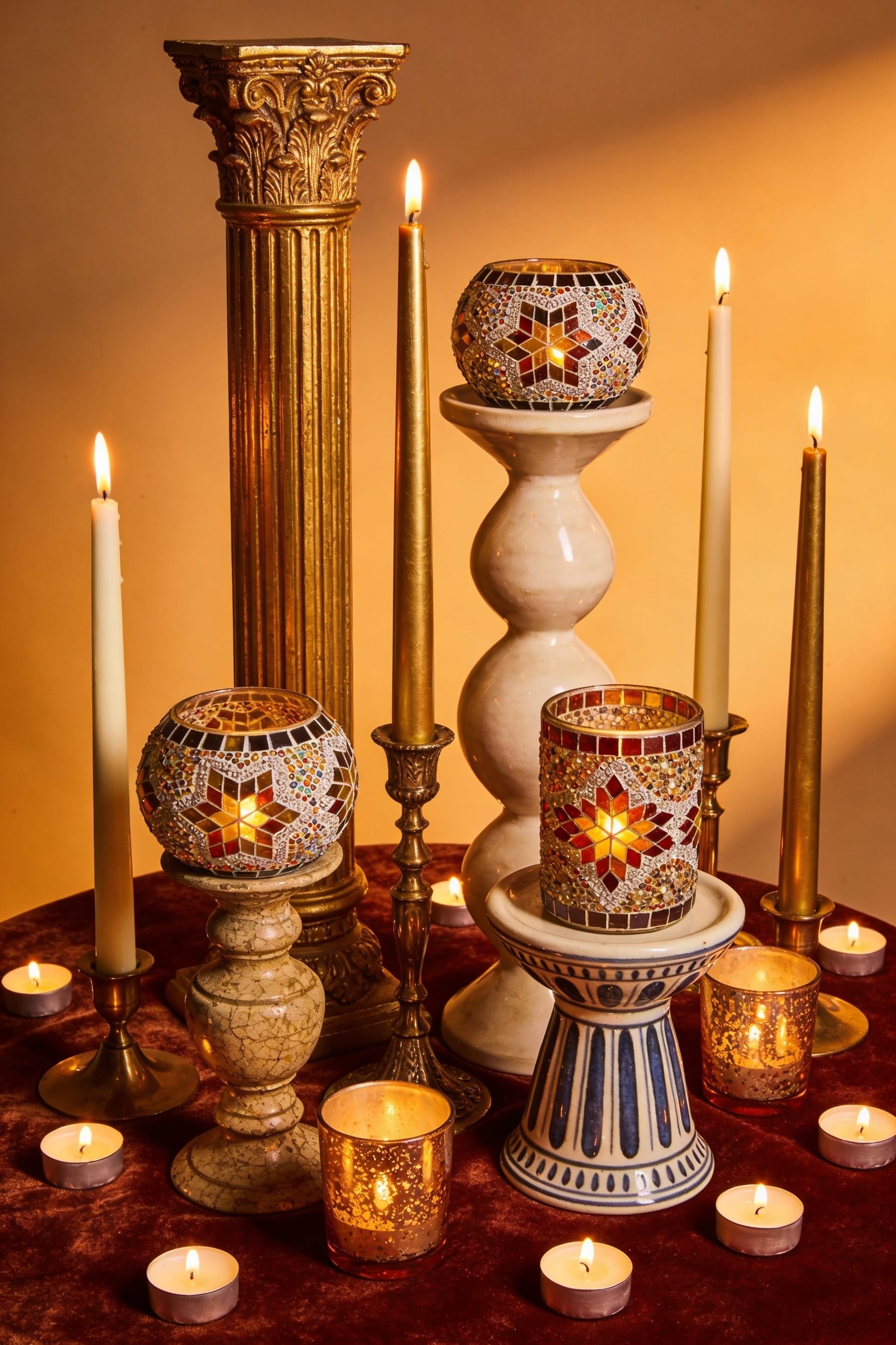 holders amplify candle visuals