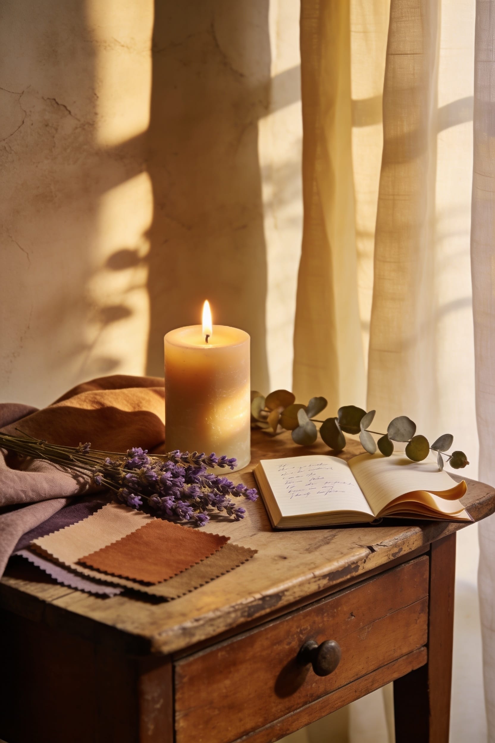 match candle throw to room