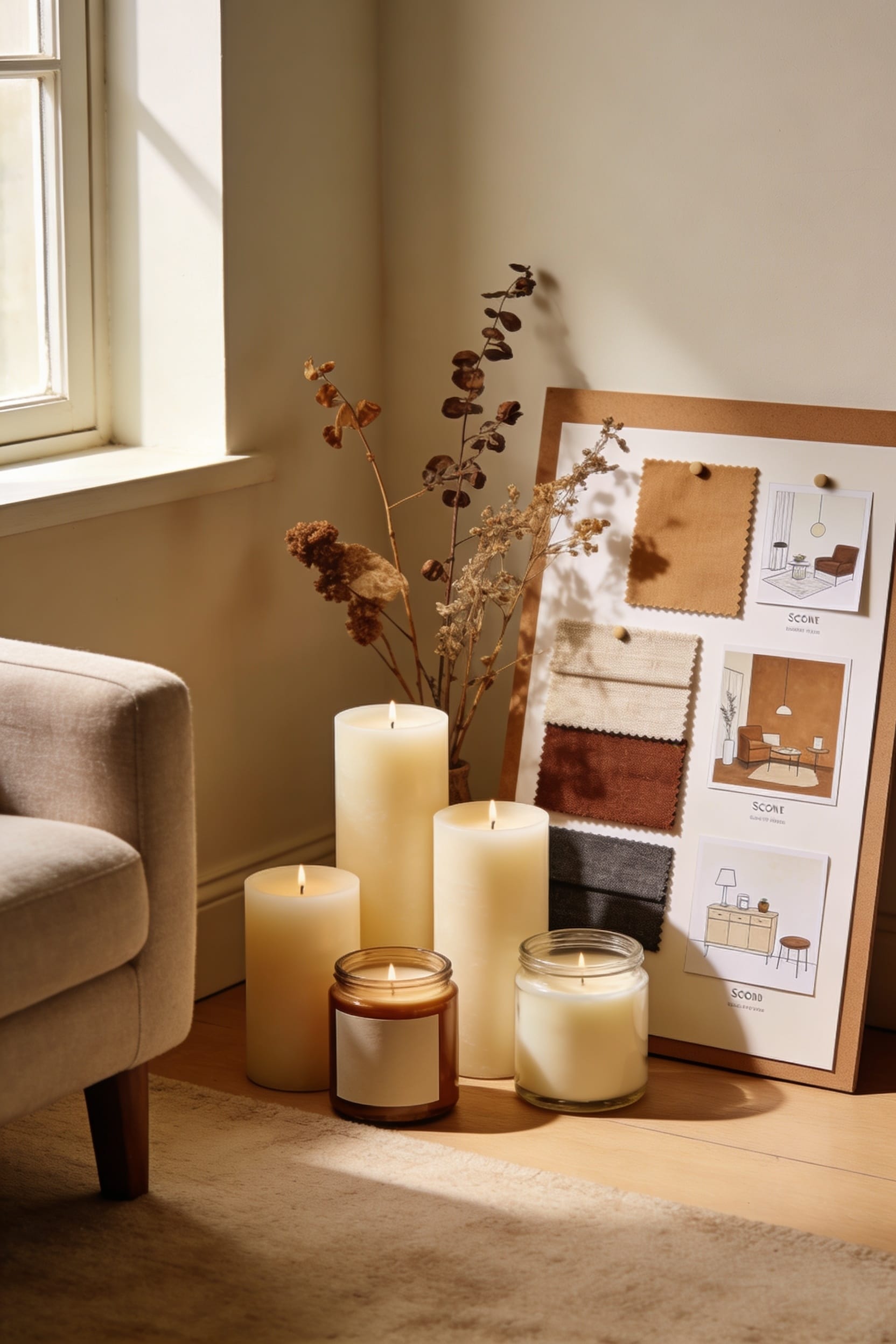 match scents to spaces