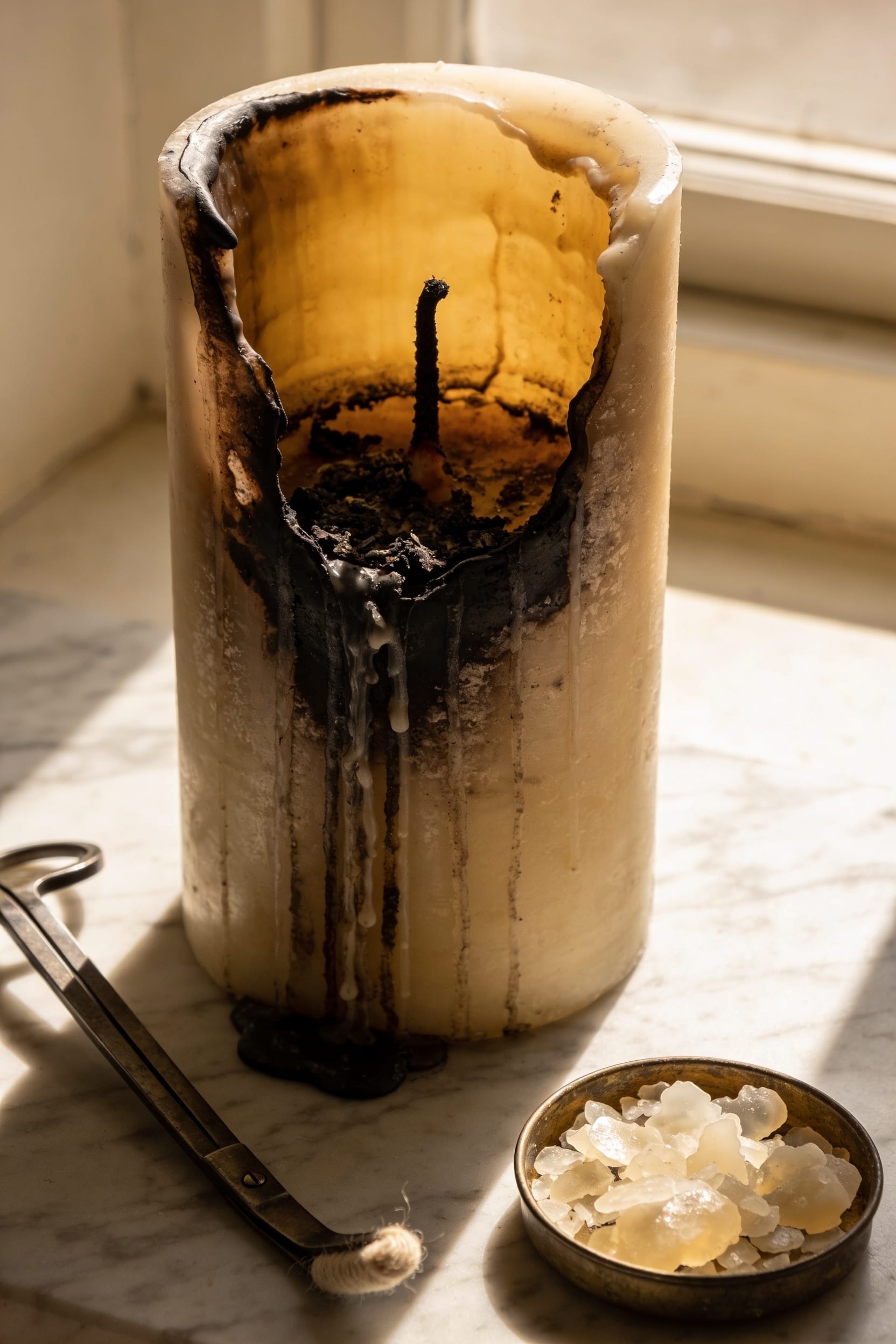 overlong burns produce soot