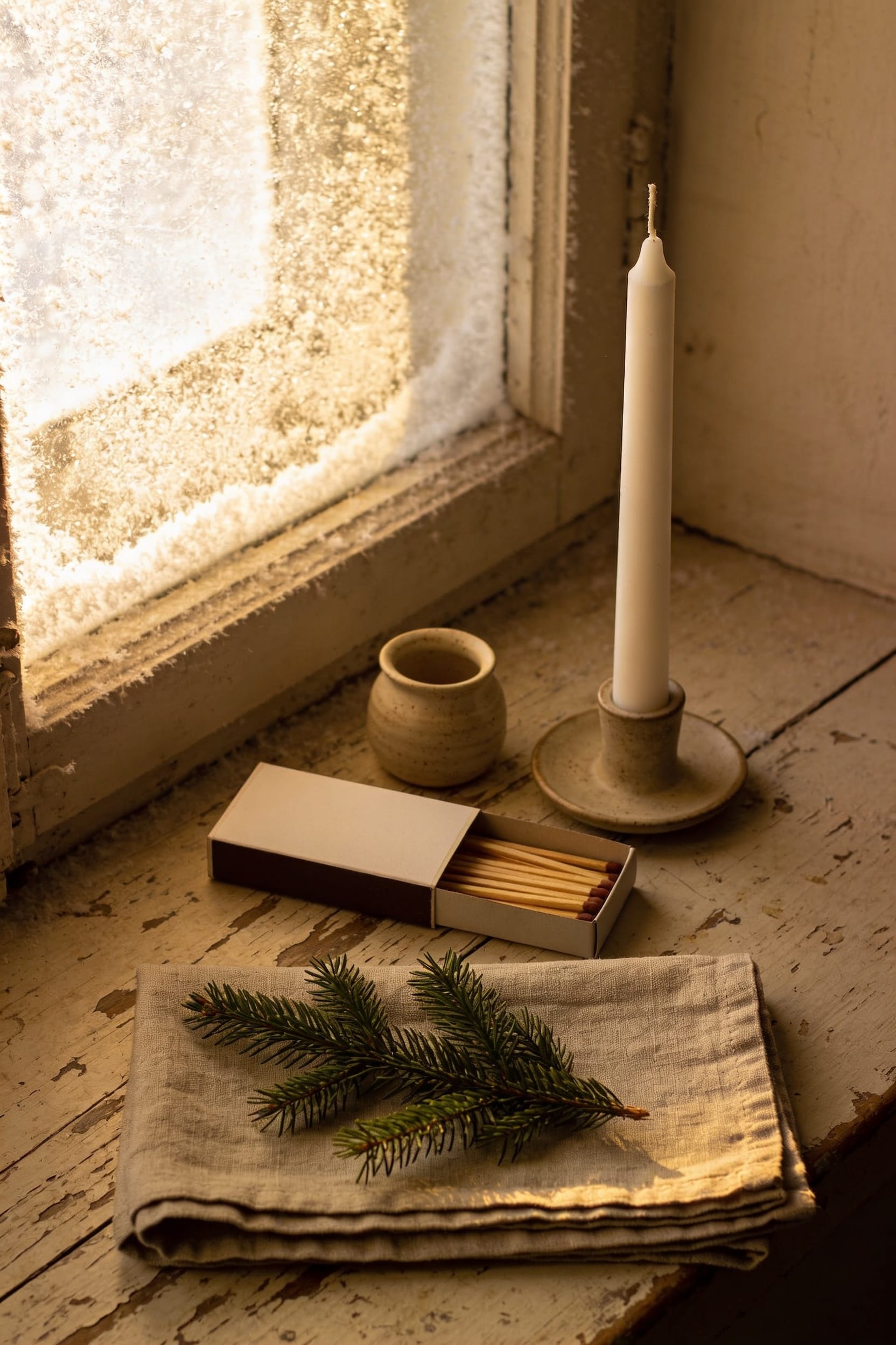 pine orange morning gratitude ritual