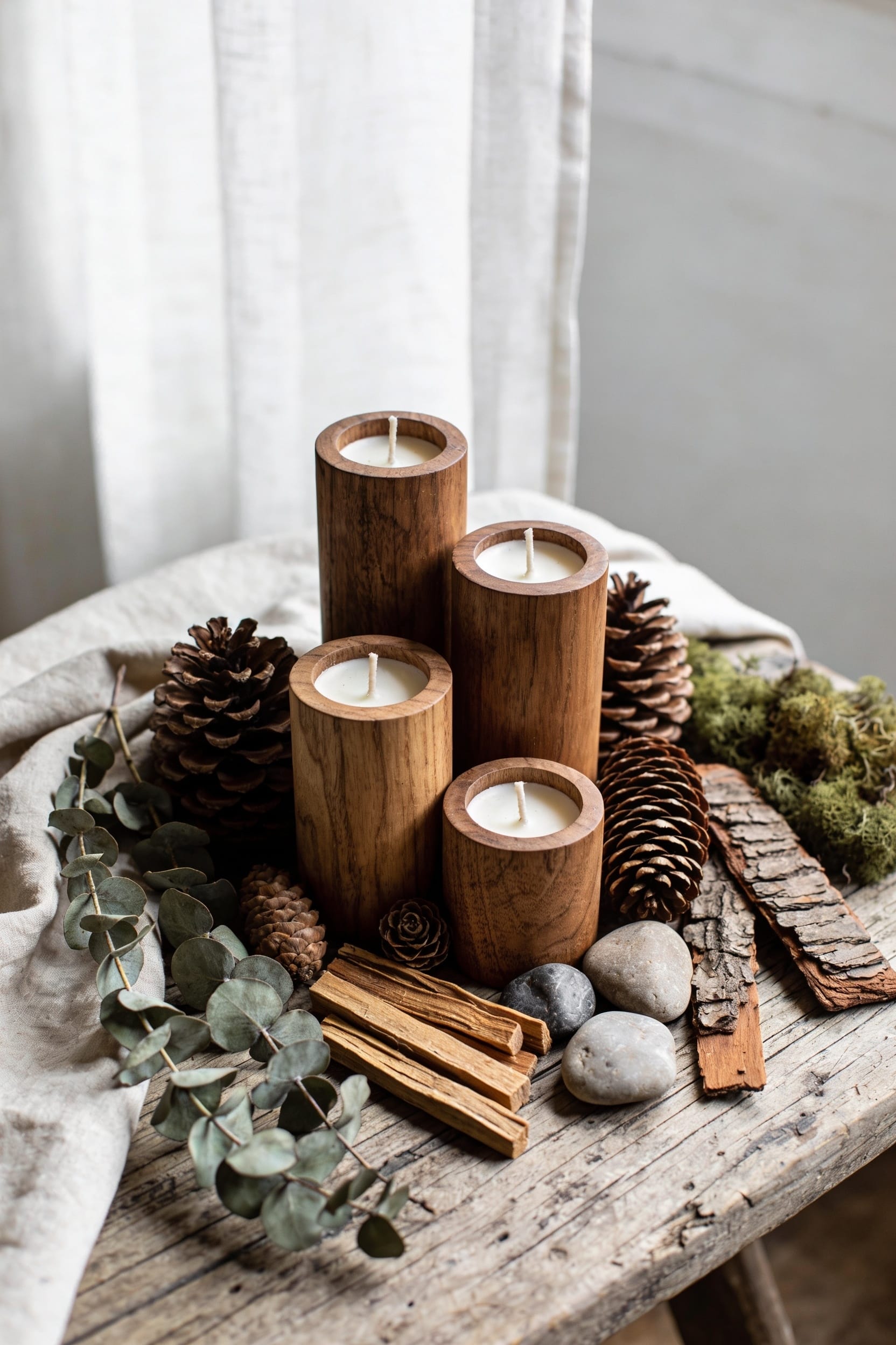 seasonal layered woody scents