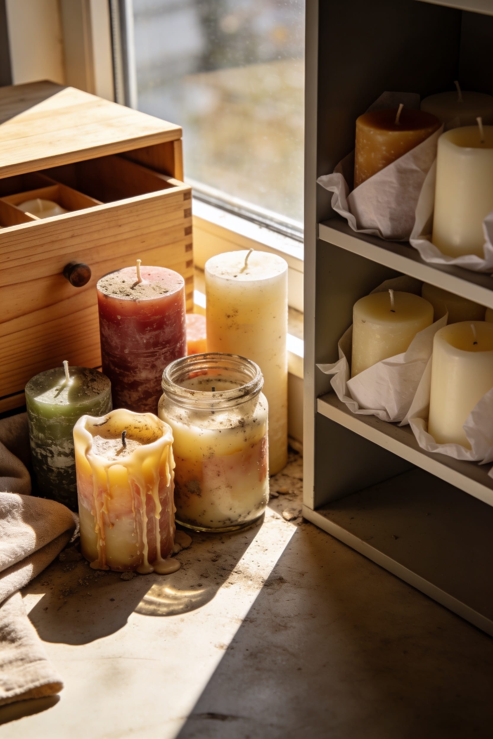 seasonal storage preserves candle fragrance