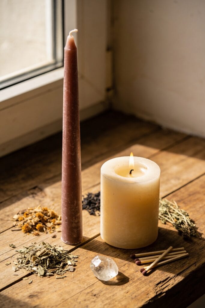 spell candle versus regular