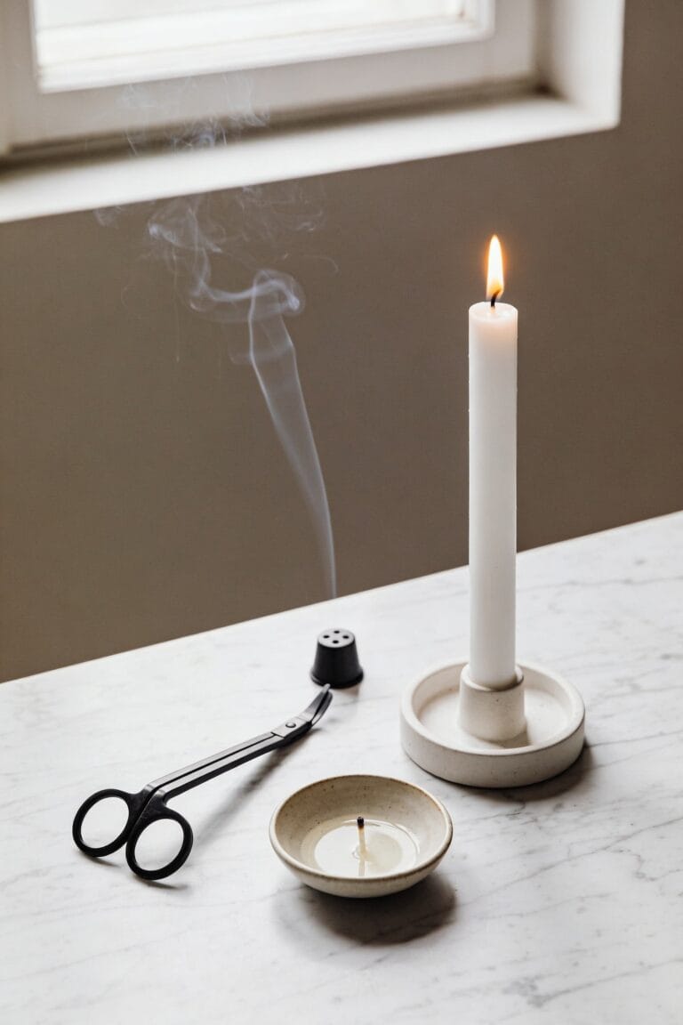 trim wicks avoid drafts