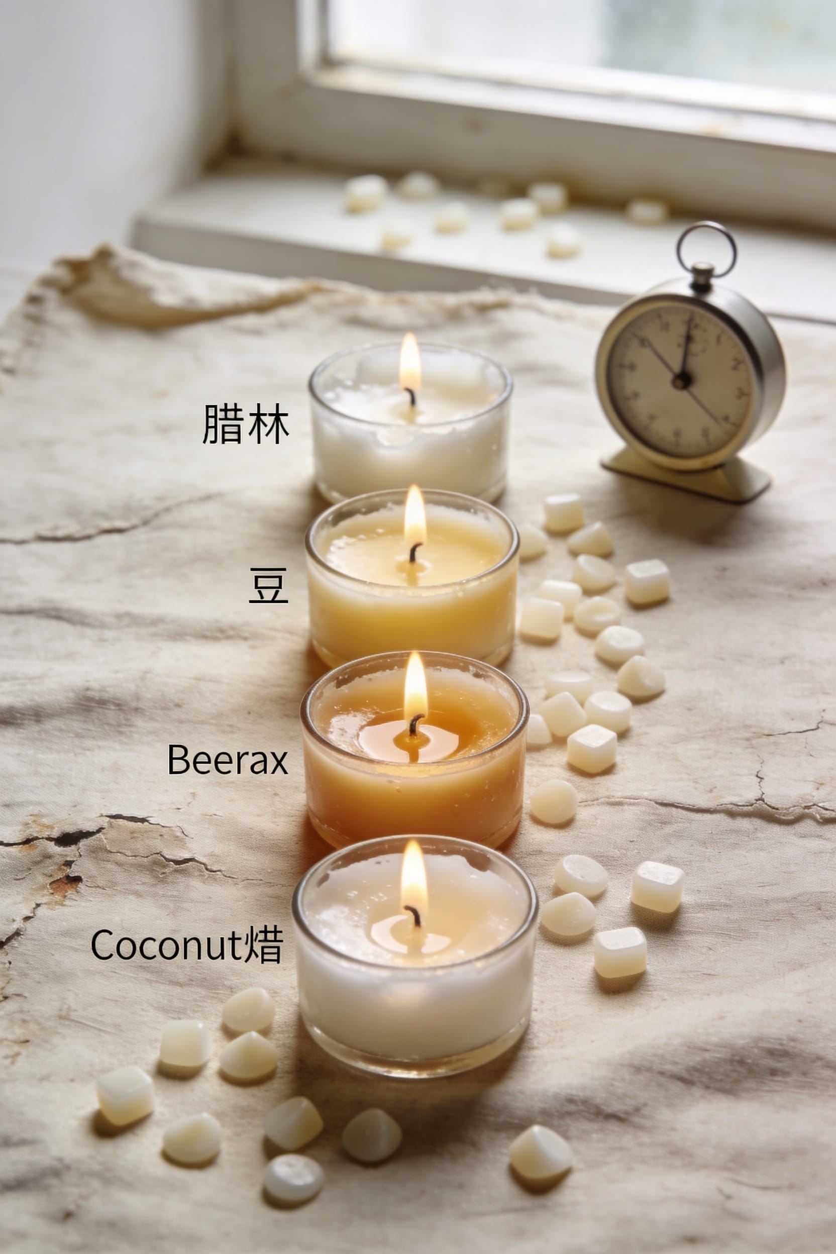 wax type dictates burn time