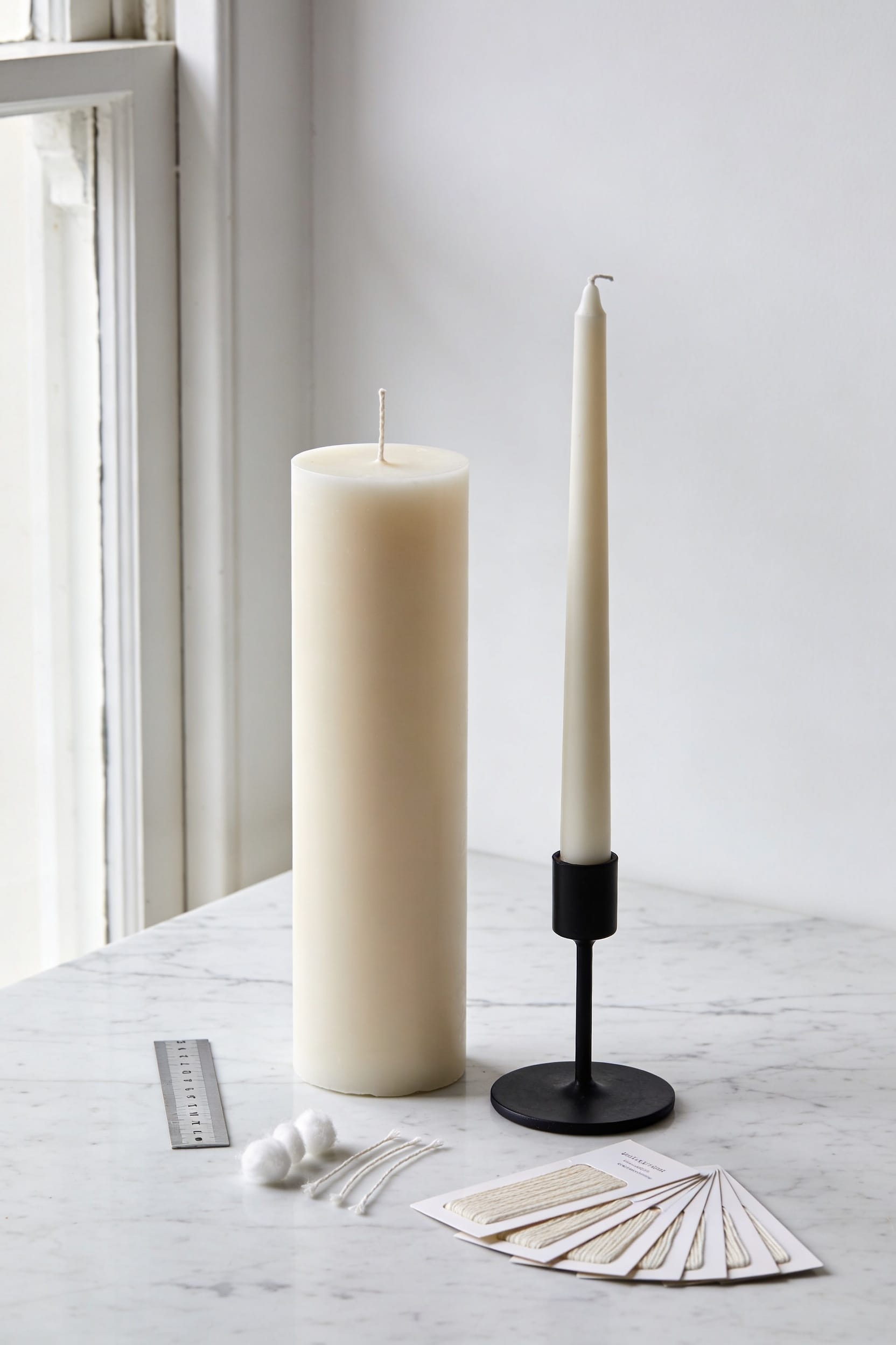 wick size matches diameter