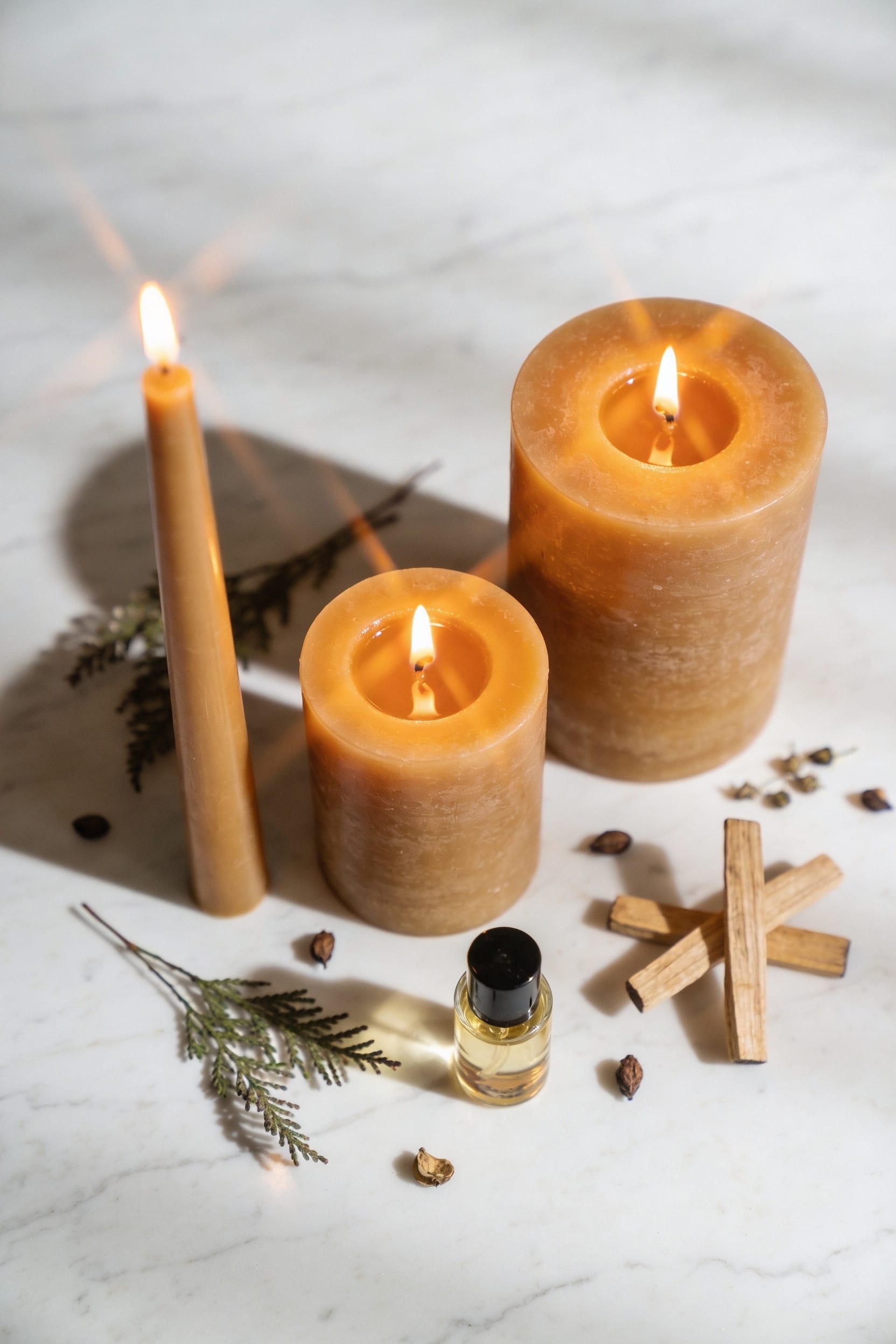 wider candles enhance scent light
