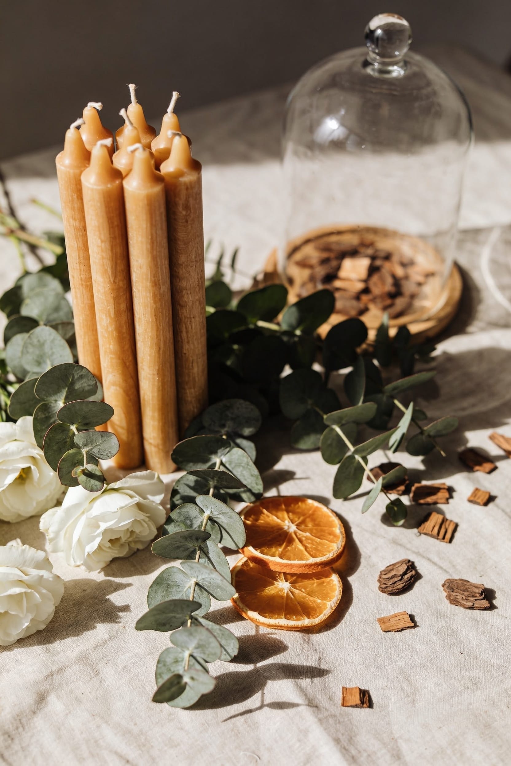 woody florals with citrus